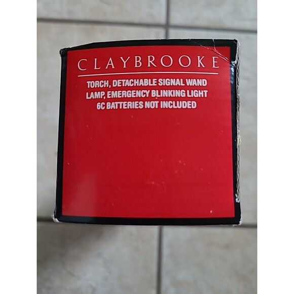 Claybrooke 4 In 1 Light - Lamp W/ Signal Wand, Torch, & Emergency Blinking Light - Picture 3 of 5